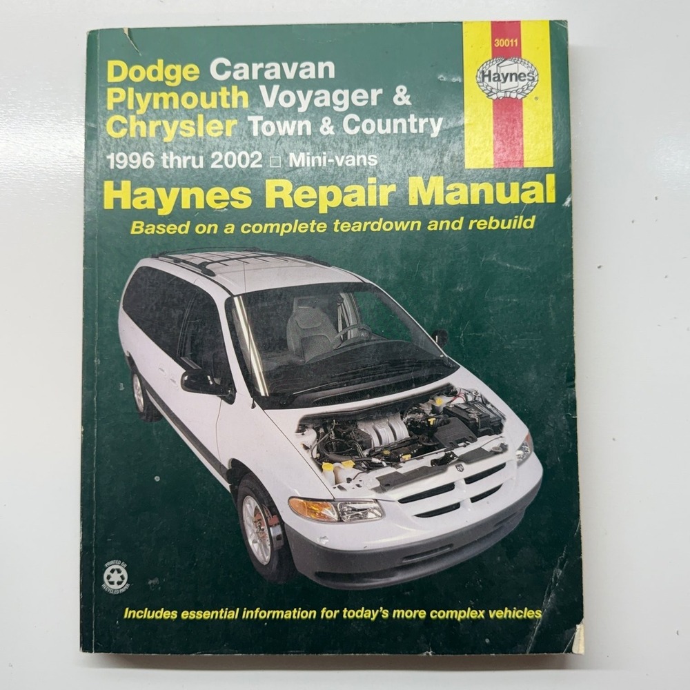 Dodge Caravan Voyager Town & Country 1996-2002 Haynes Repair Manual 30011
